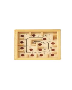 Labyrintspil naturfarvet